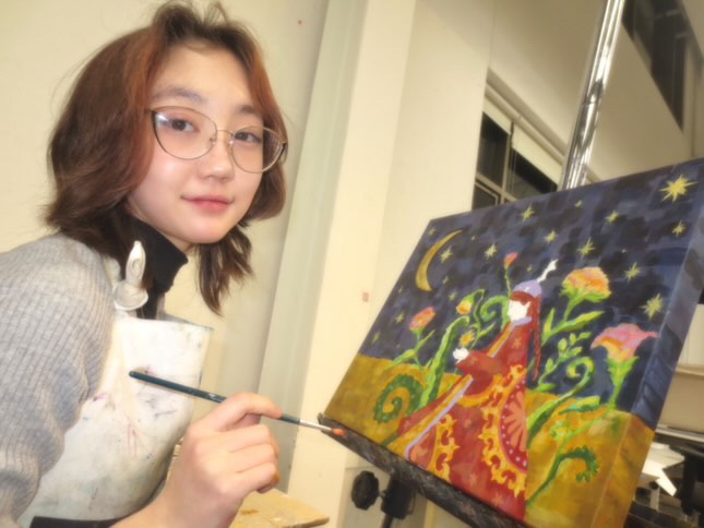 Aruzhan Nugmanova painting